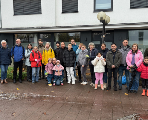 Pflanzaktion am Neuen Markt