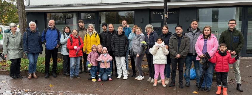 Pflanzaktion am Neuen Markt