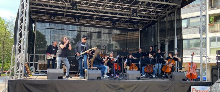 Bühne auf dem Bürgerfest 2023