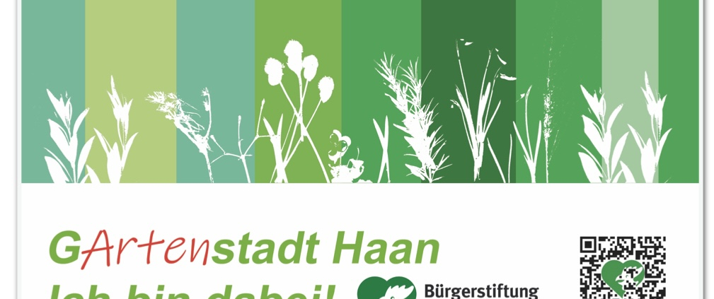 Schild gARTENstadt Haan